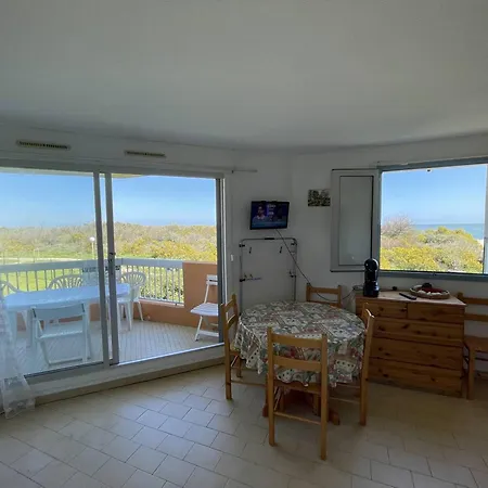 2 Pieces En Front De Avec Piscine, Terrasse Et Parking - 5 Couchages, Cyprien - Fr-1-106-102 *